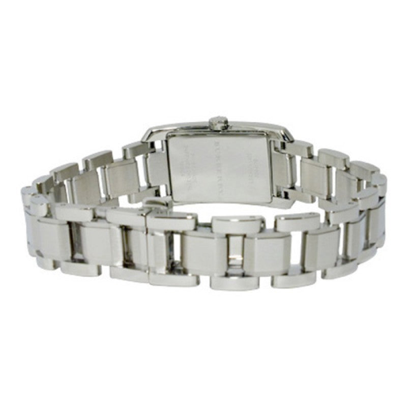 Shop Burberry Heritage Quartz White Dial Silver Steel Strap Watch For Women - BU9600 in USA