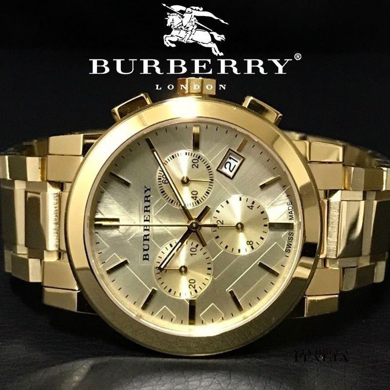 Burberry The City Gold Dial Gold Steel Strap Watch for Women - BU9753 Buy Now By Burberry