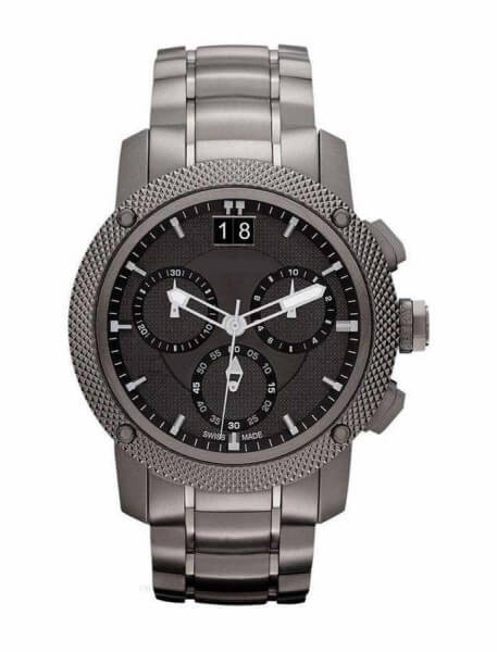 Shop Burberry Endurance Chronograph Quartz Black Dial Black Steel Strap Watch For Men - BU9801 in USA
