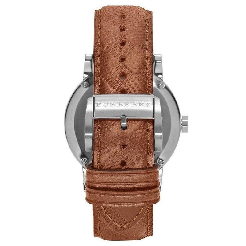 Burberry The City Black Dial Brown Leather Strap Watch for Men - BU9905 Buy Now By Burberry