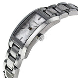 Shop Burberry Heritage Quartz White Dial Silver Steel Strap Watch For Women - BU9600 in USA