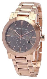 Burberry The City Grey Dial Rose Gold Steel Strap Watch for Men - BU9353 Buy Now By Burberry