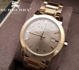 Burberry The City Gold Dial Gold Steel Strap Watch for Women - BU9033 Buy Now By Burberry