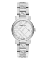 Burberry The City White Dial Silver Steel Strap Watch for Women - BU9144 Buy Now By Burberry