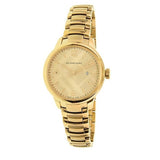 Shop Burberry The Classic Champagne Dial Gold Steel Strap Watch for Women - BU10109 in USA