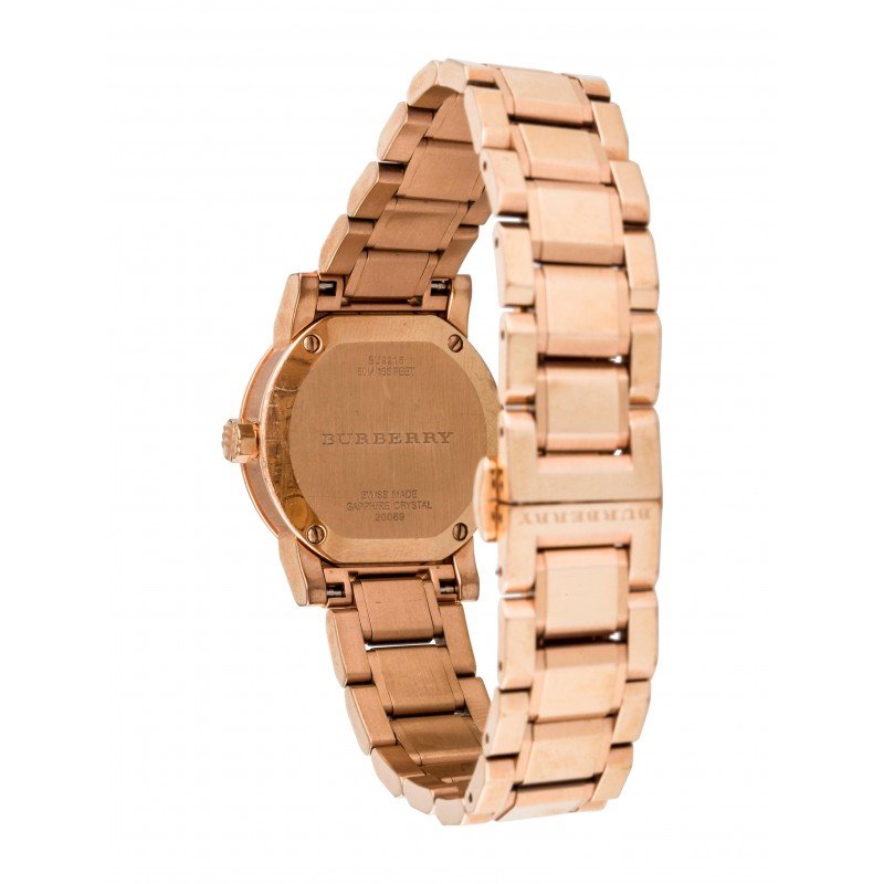 Burberry Heritage Rose Gold Dial Rose Gold Steel Strap Watch for Women - BU9215 Buy Now By Burberry