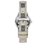 Shop Burberry Classic Stone Silver Dial Horseberry Black Leather Strap Watch for Women - BU10103 in USA