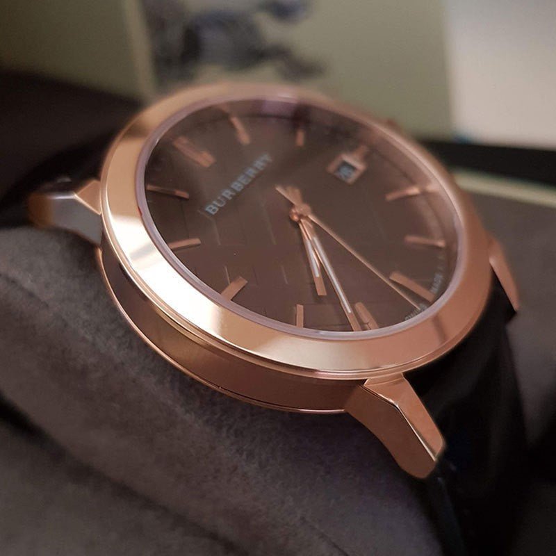 Burberry The City Brown Dial Brown Leather Strap Watch for Men - BU9013 Buy Now By Burberry