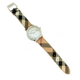 Burberry The City Diamonds Mother of Pearl Dial Brown Leather Strap Watch for Women - BU9226 Buy Now By Burberry