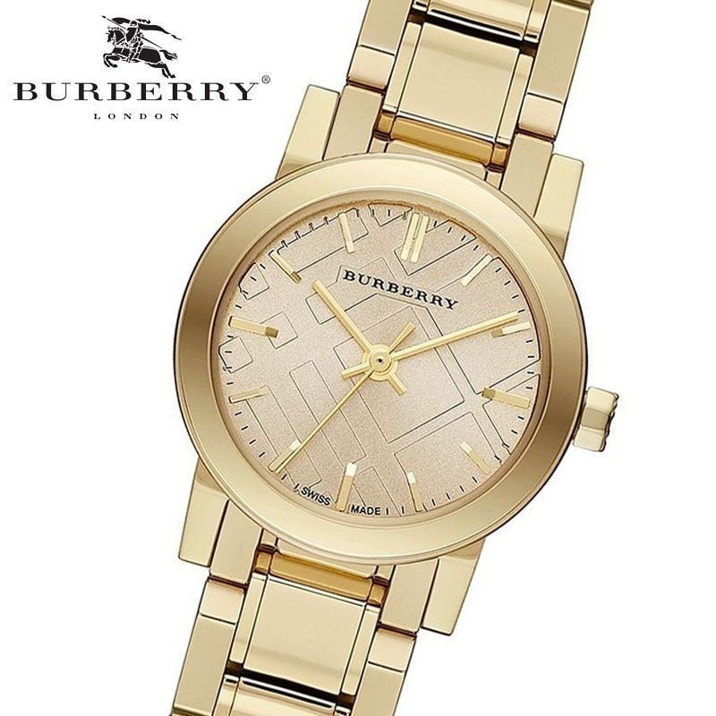 Burberry The City Gold Dial Gold Steel Strap Watch for Women - BU9227 Buy Now By Burberry