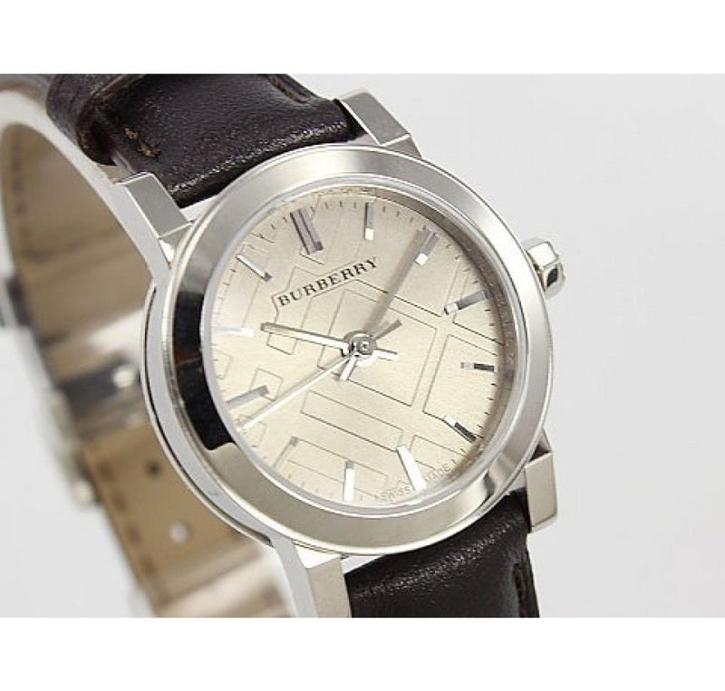 Burberry The City Beige Dial Brown Leather Strap Watch for Women - BU9208 Buy Now By Burberry
