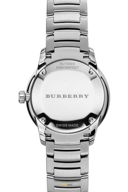Shop Burberry The Classic Silver Dial Silver Steel Strap Watch for Men - BU10004 in USA