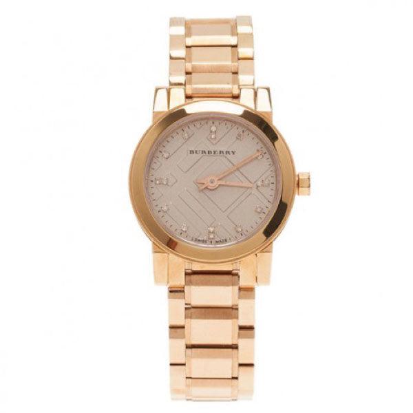 Burberry Heritage Rose Gold Dial Rose Gold Steel Strap Watch for Women - BU9215 Buy Now By Burberry
