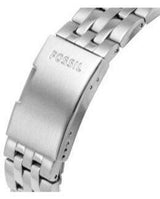 Fossil FB-01 Chronograph Black Dial Silver Steel Strap Watch for Men - FS5837 Buy Now By Fossil