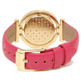 Michael Kors Averi Gold Dial Pink Leather Strap Watch for Women - MK2525 Buy Now By Michael Kors