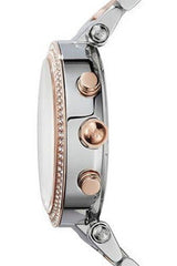 Michael Kors Parker Blue Dial Two Tone Steel Strap Watch for Women - MK6141 Buy Now By Michael Kors