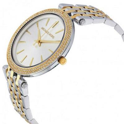 Michael Kors Darci Silver Dial Two Tone Stainless Steel Strap Watch for Women - MK3215 Buy Now By Michael Kors