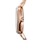 Michael Kors Catlin Black Dial Rose Gold Steel Strap Watch for Women - MK3339 Buy Now By Michael Kors