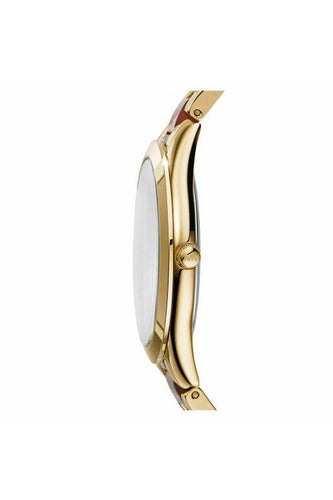 Michael Kors Slim Runway Gold Dial Two Tone Steel Strap Watch for Women - MK4300 Buy Now By Michael Kors