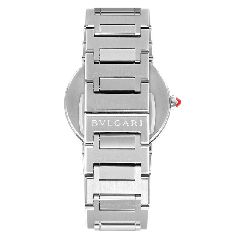 Bvlgari Bvlgari Bvlgari Lady Green Dial Silver Steel Strap Watch for Women - BVLGARI103693