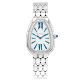 Bvlgari Serpenti Seduttori Diamonds White Gold Dial White Gold Steel Strap Watch for Women - SERPENTI103148