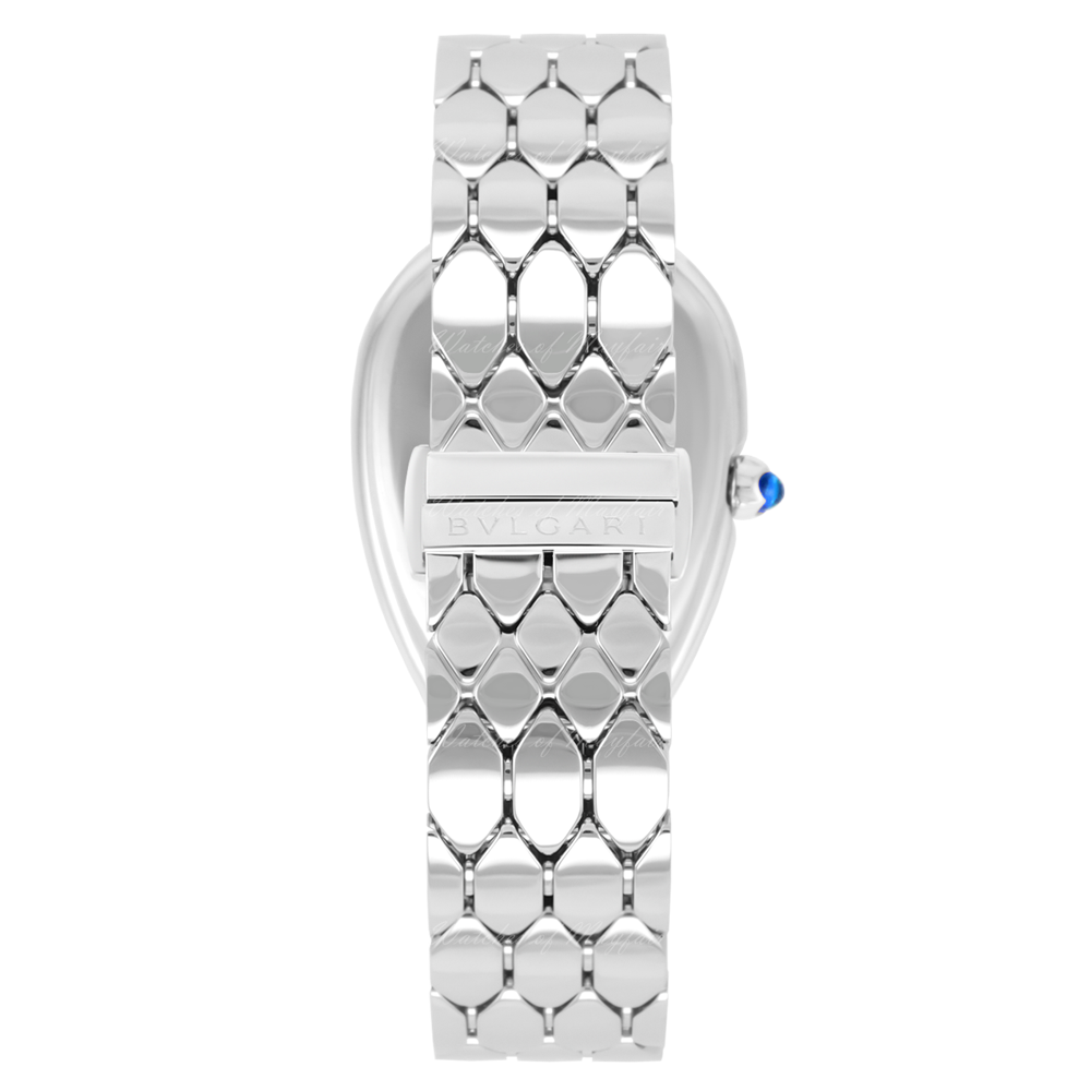 Bvlgari Serpenti Seduttori Diamonds White Gold Dial White Gold Steel Strap Watch for Women - SERPENTI103148