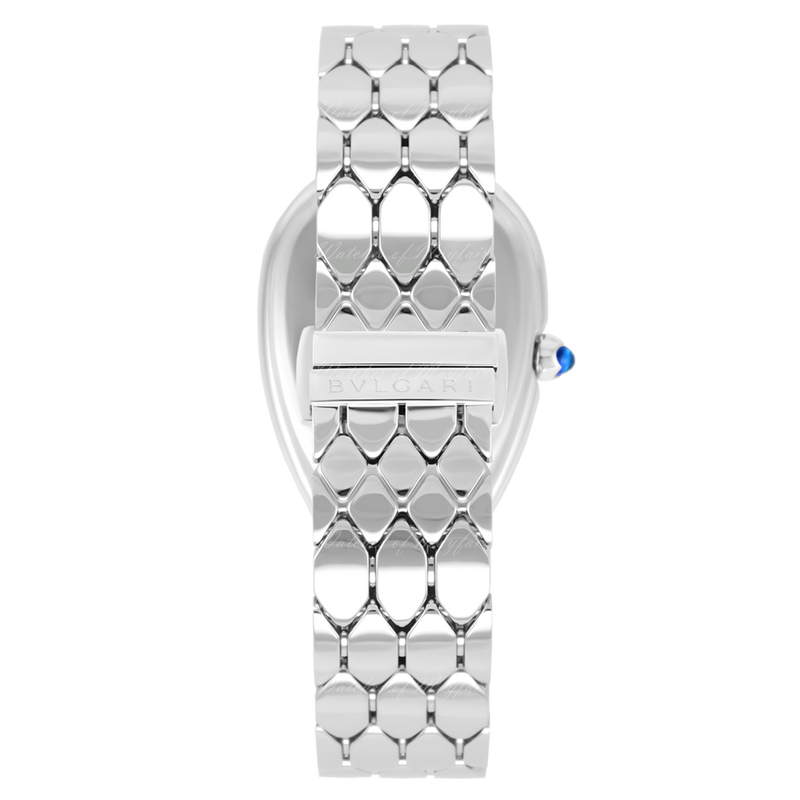 Bvlgari Serpenti Seduttori Diamonds White Gold Dial White Gold Steel Strap Watch for Women - SERPENTI103148