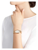 Bvlgari Serpenti Seduttori Diamonds Silver Dial Rose Gold Steel Strap Watch for Women - SERPENTI103146