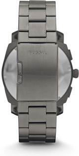 Fossil Machine Chronograph Black Dial Grey Steel Strap Watch for Men - FS4662 Buy Now By Fossil