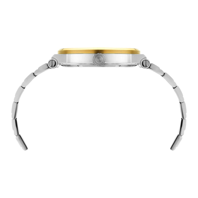 Versace Hellenyium Green Dial Two Tone Steel Strap Watch for Women - VEVH00620 Buy Now By Versace