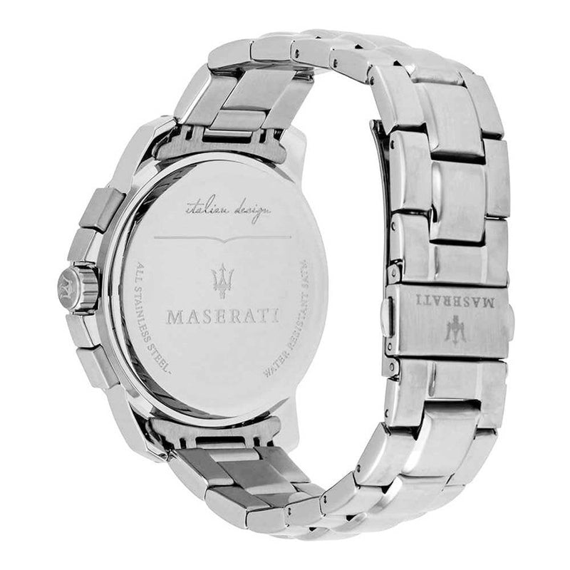 Maserati Successo Chronograph Blue Dial Silver Steel Strap Watch For Men - R8873621002 Buy Now By Maserati