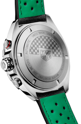 Tag Heuer Formula 1 Calibre 16 Automatic Chronograph Green Dial Black Leather Strap Watch for Men - CAZ2016.FC6473 Buy Now By Tag Heuer