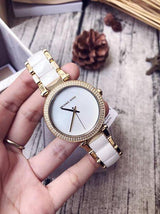 Michael Kors Parker Mother of Pearl Dial Two Tone Steel Strap Watch for Women - MK6400 Buy Now By Michael Kors