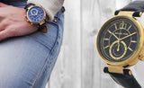 Michael Kors Sawyer Blue Dial Blue Leather Strap Watch for Women - MK2425 Buy Now By Michael Kors