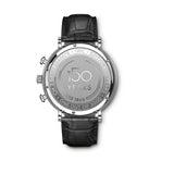 IWC Portofino Chronograph Blue Dial Black Leather Strap Watch for Men - IW391023 Buy Now By IWC