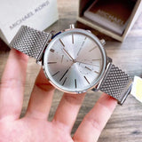 Michael Kors Jaryn Silver Dial Silver Mesh Bracelet Watch for Men - MK8541 Buy Now By Michael Kors