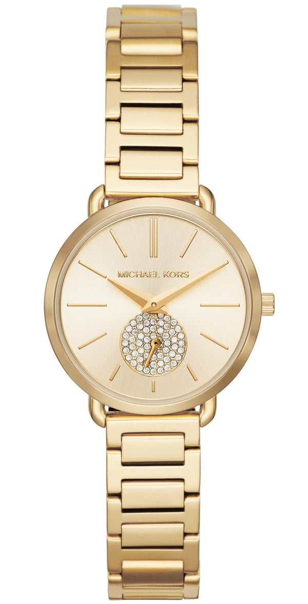 Michael Kors Portia Quartz Gold Dial Gold Steel Strap Watch For Women - MK3838 Buy Now By Michael Kors