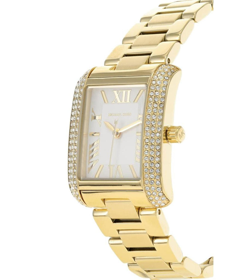Michael Kors Emery Three-Hand Crystals Silver Dial Gold Steel Strap Watch for Women - MK4640 Buy Now By Michael Kors