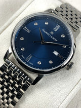 Maurice Lacroix Eliros Diamonds Blue Dial Silver Steel Strap Watch For Women - EL1094-SS002-450-1 Buy Now By Maurice Lacroix