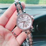 Michael Kors Sofie Chronograph White Dial Two Tone Steel Strap Watch For Women - MK4353 Buy Now By Michael Kors