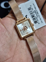 Coach Cass White Dial Rose Gold Mesh Bracelet Watch for Women - 14503698 Buy Now By Coach
