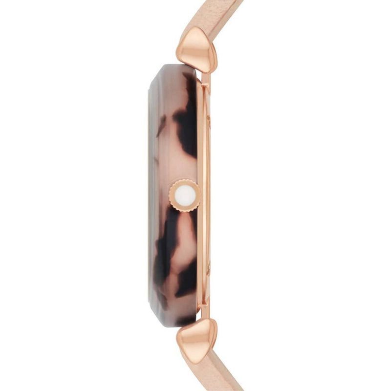 Emporio Armani Mother of Pearl Dial Beige Leather Strap Watch For Women - AR11004 Buy Now By Emporio Armani