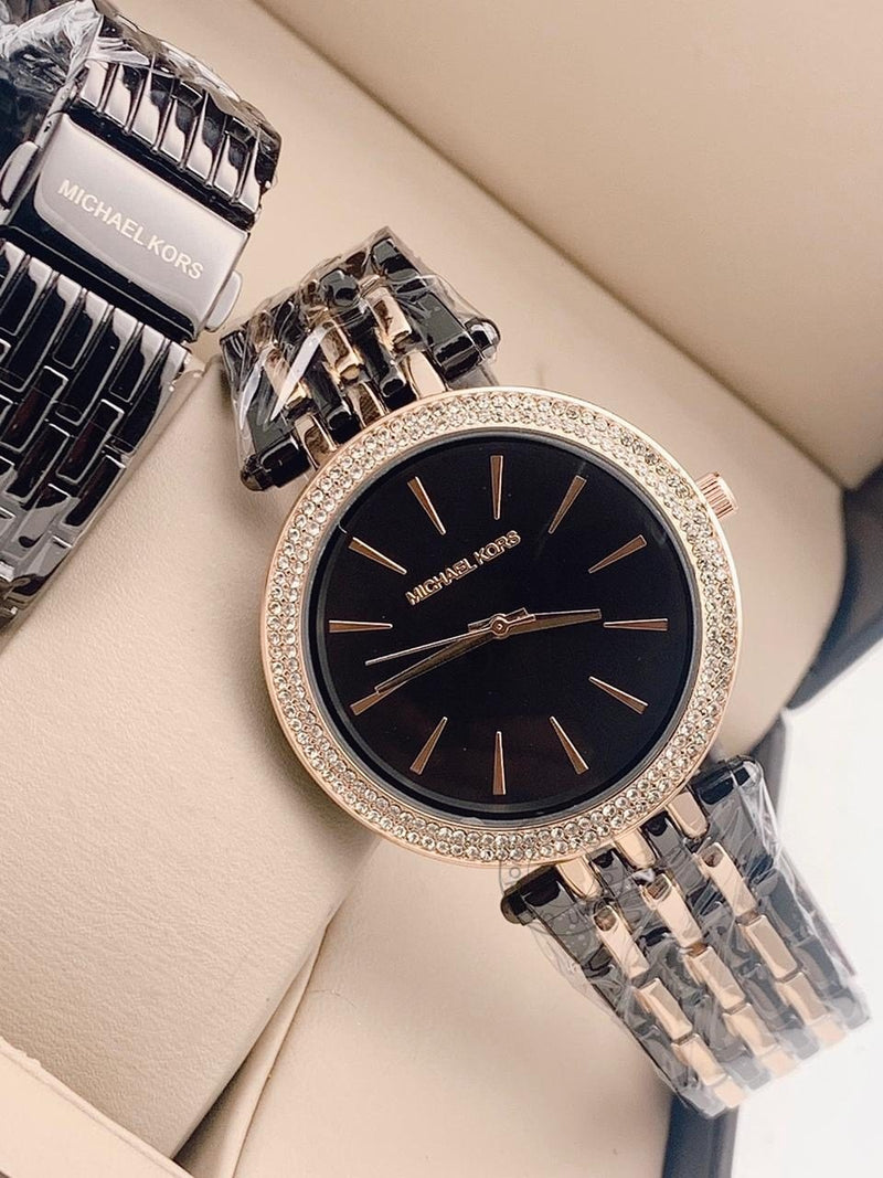 Michael Kors Darci Analog Quartz Grey Dial Two Tone Steel Strap Watch For Women - MK3584 Buy Now By Michael Kors