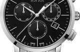 Hugo Boss Associate Black Dial Silver Steel Strap Watch for Men - 1513267 Buy Now By Hugo Boss
