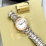 Burberry The City Silver Dial Two Tone Steel Strap Watch for Women - BU9205 Buy Now By Burberry