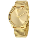 Shop Movado Bold Gold Dial Gold Mesh Bracelet Watch For Men - 3600373 in USA