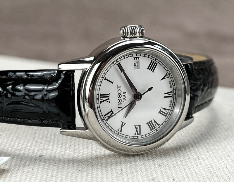 Tissot T Classic Carson White Dial Brown Leather Strap Watch For Women - T085.210.16.013.00 Buy Now By Tissot