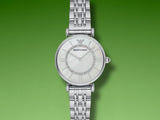 Emporio Armani Classic Silver Dial Silver Steel Strap Watch For Men - AR1819 Buy Now By Emporio Armani