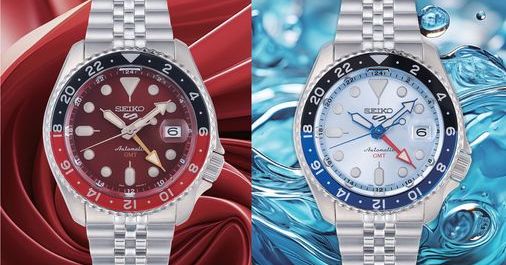 Seiko 5 Sports Thong Sia Limited Edition Red Dial Silver Steel Strap Watch For Men - SSK031K1 Buy Now By Seiko