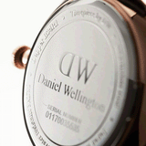Daniel Wellington Dapper Durham White Dial Brown Leather Strap Watch For Women - DW00100113 Buy Now By Daniel Wellington